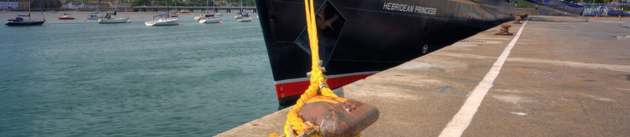 hebridian princess moored 