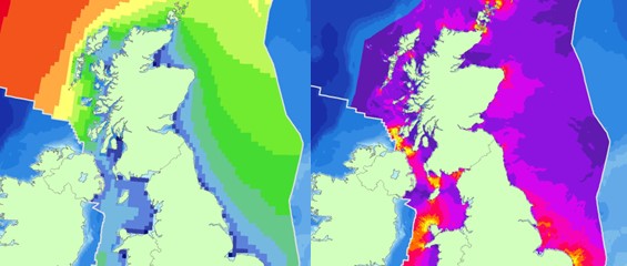 uk wind wave and tide visualisations