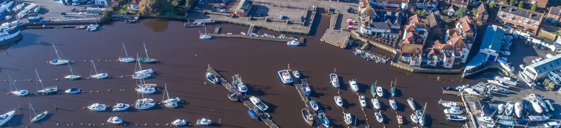 lymington harbour arial