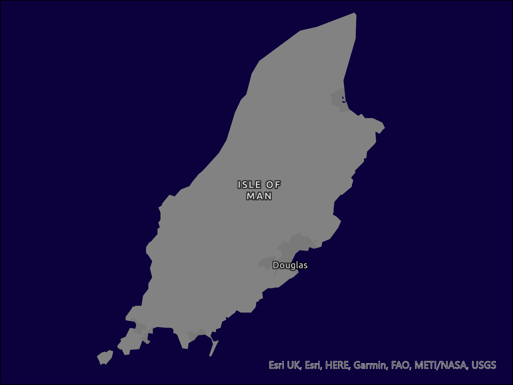 douglas harbour uk map