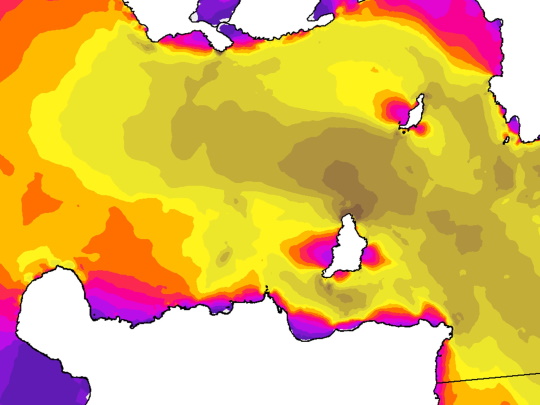 spring tide peak flow map
