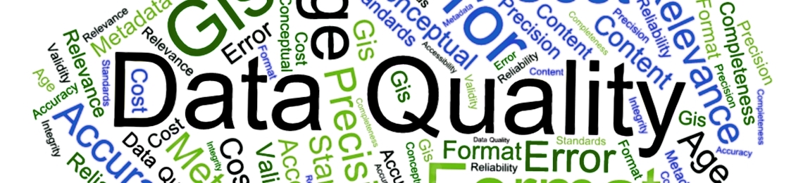 Data Quality written over a word clud