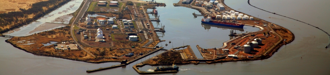 Grangemouth Harbour aerial